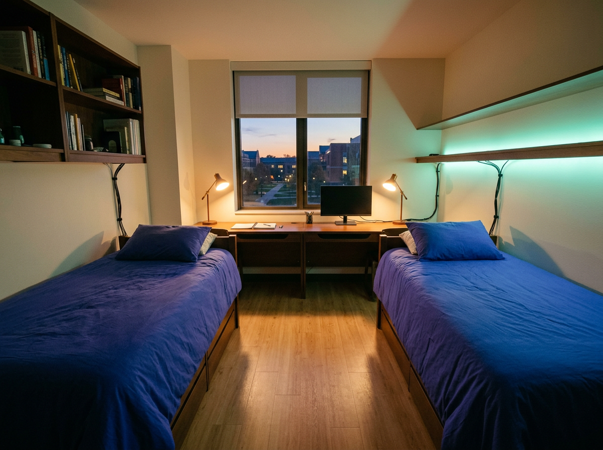 A double room styled the Focus way